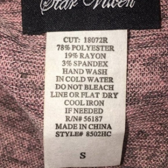 Women’s Star Vixen Hanky Hem Knit Short Sleeve Top - Picture 8 of 8